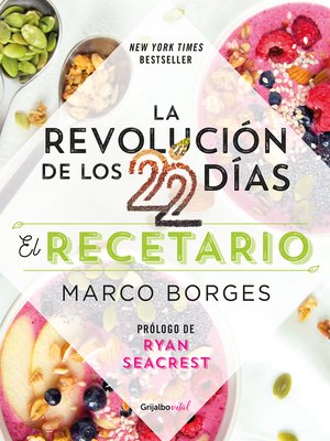 cover image of La revolución de los 22 días. El recetario